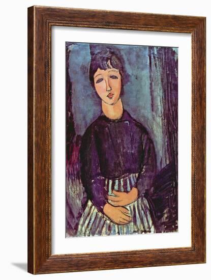 Portrait of Zofe-Amedeo Modigliani-Framed Art Print