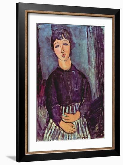 Portrait of Zofe-Amedeo Modigliani-Framed Art Print