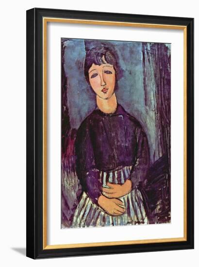 Portrait of Zofe-Amedeo Modigliani-Framed Art Print