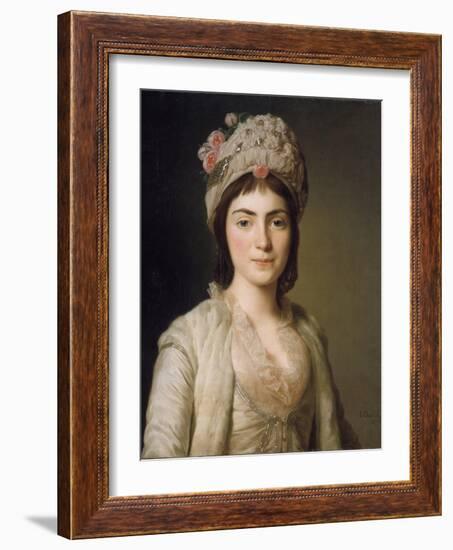 Portrait of Zoie Ghica, the Princess of Moldavia, 1777-Alexander Roslin-Framed Giclee Print