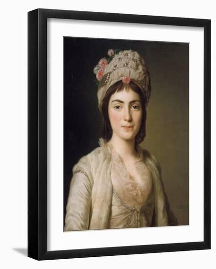 Portrait of Zoie Ghica, the Princess of Moldavia, 1777-Alexander Roslin-Framed Giclee Print