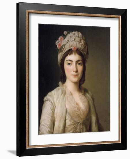 Portrait of Zoie Ghica, the Princess of Moldavia, 1777-Alexander Roslin-Framed Giclee Print