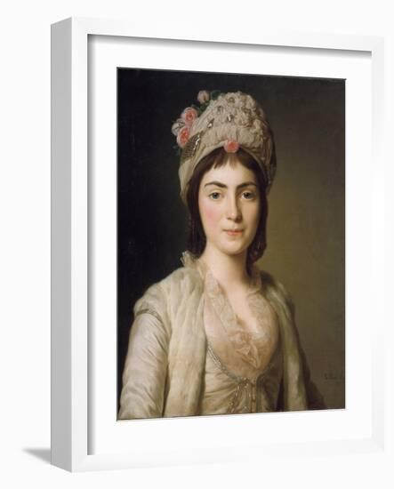 Portrait of Zoie Ghica, the Princess of Moldavia, 1777-Alexander Roslin-Framed Giclee Print