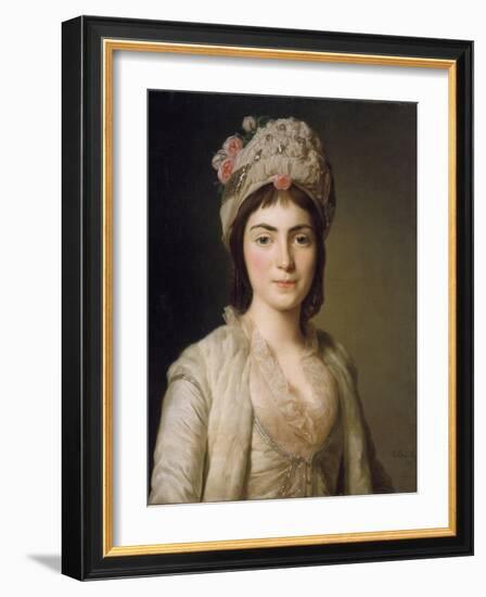 Portrait of Zoie Ghica, the Princess of Moldavia, 1777-Alexander Roslin-Framed Giclee Print