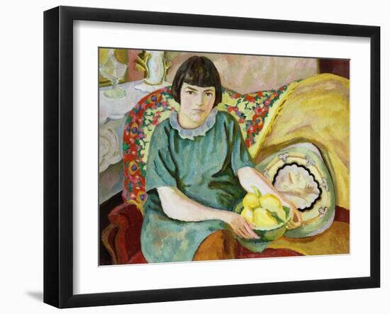 Portrait of Zoum Van Den Eeckhoudt, 1915-Roger Eliot Fry-Framed Giclee Print