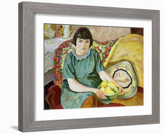 Portrait of Zoum Van den Eeckhoudt-Roger Fry-Framed Giclee Print