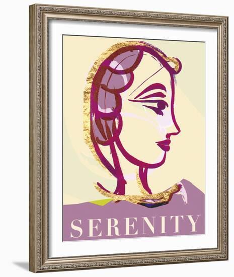 Portrait Poise - Serenity-Strawberry Field-Framed Giclee Print
