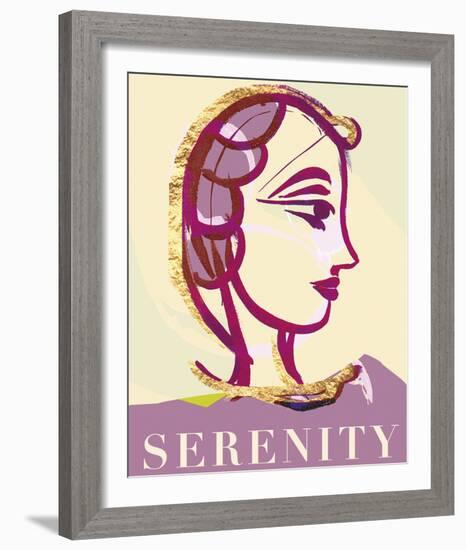 Portrait Poise - Serenity-Strawberry Field-Framed Giclee Print