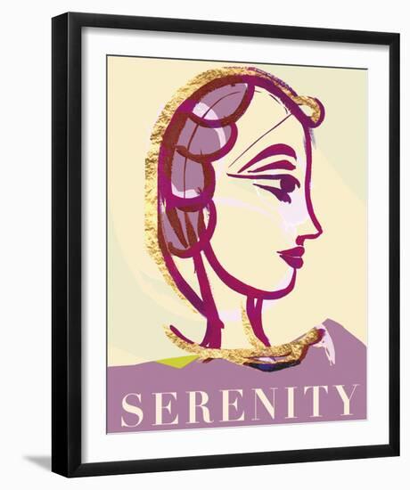 Portrait Poise - Serenity-Strawberry Field-Framed Giclee Print