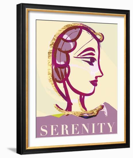 Portrait Poise - Serenity-Strawberry Field-Framed Giclee Print