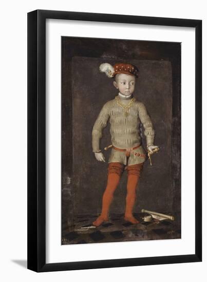 Portrait présumé d'Henri IV enfant-null-Framed Giclee Print