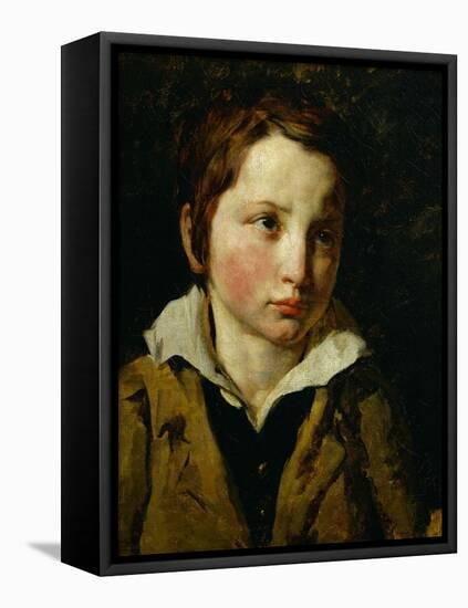 Portrait presume d'Olivier Bro. Oil on canvas. Inv. 10.265.-Theodore Gericault-Framed Premier Image Canvas