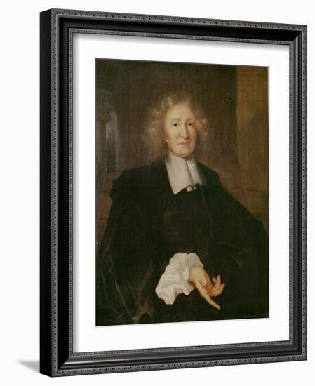 Portrait Presumed to Be Jules Hardouin Mansart (1646-1708) (Oil on Canvas)-Claude Lefebvre-Framed Giclee Print