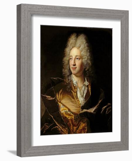 Portrait Presumed to Be Louis-Alexandre de Bourbon-Hyacinthe Rigaud-Framed Giclee Print