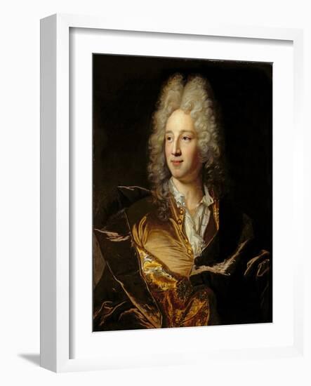 Portrait Presumed to Be Louis-Alexandre de Bourbon-Hyacinthe Rigaud-Framed Giclee Print