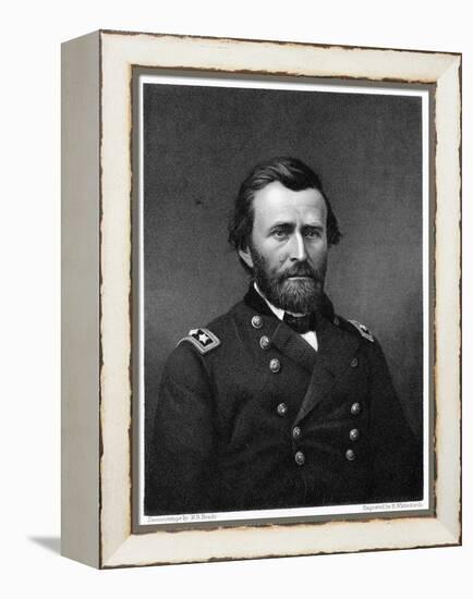 Portrait Print of General Ulysses S. Grant-null-Framed Premier Image Canvas