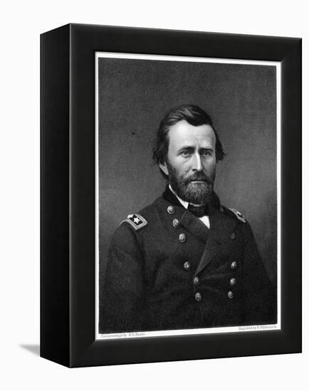 Portrait Print of General Ulysses S. Grant-null-Framed Premier Image Canvas