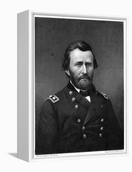 Portrait Print of General Ulysses S. Grant-null-Framed Premier Image Canvas