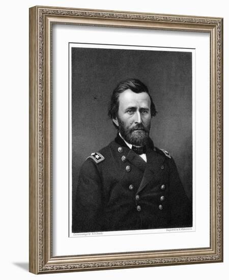 Portrait Print of General Ulysses S. Grant-null-Framed Giclee Print