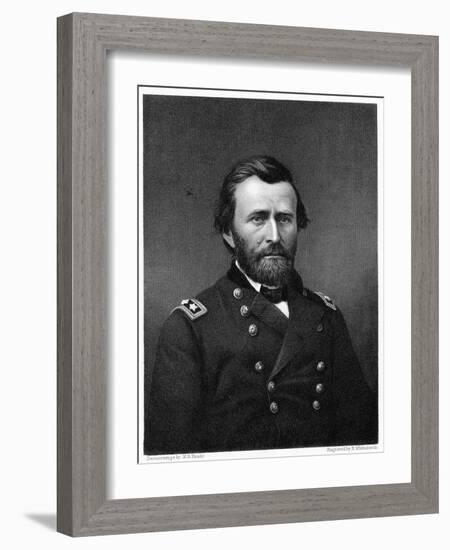 Portrait Print of General Ulysses S. Grant-null-Framed Giclee Print