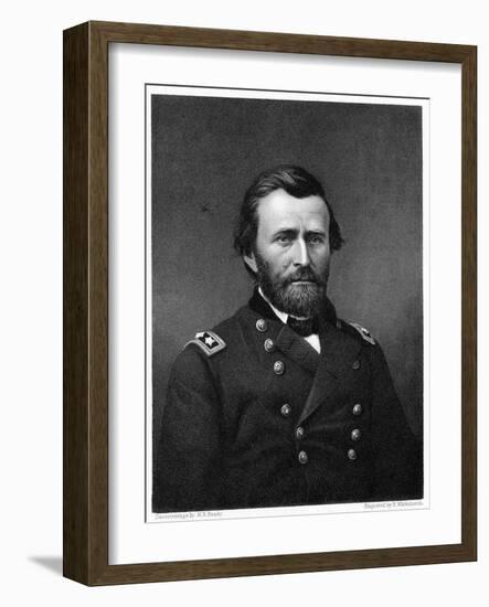 Portrait Print of General Ulysses S. Grant-null-Framed Giclee Print