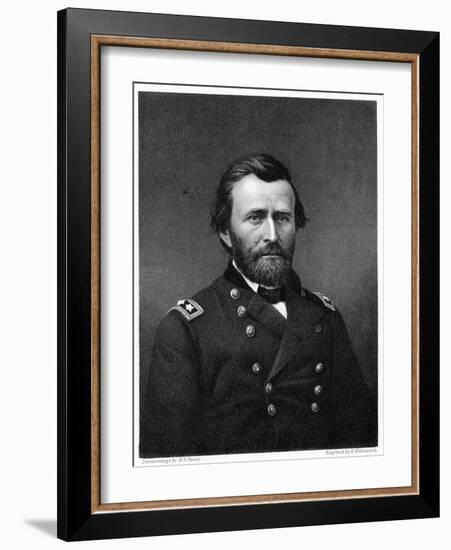 Portrait Print of General Ulysses S. Grant-null-Framed Giclee Print