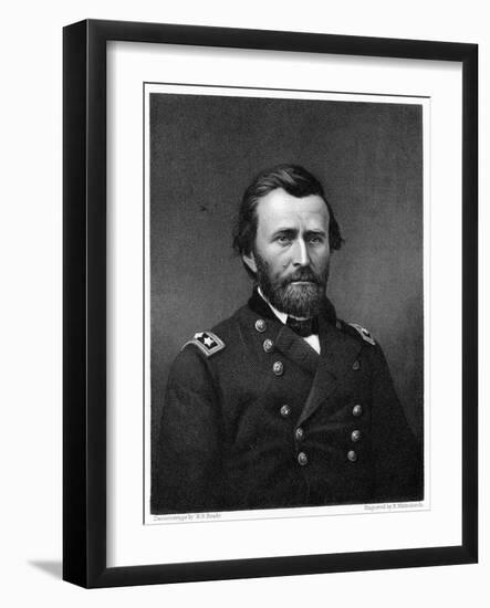 Portrait Print of General Ulysses S. Grant-null-Framed Giclee Print