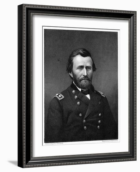 Portrait Print of General Ulysses S. Grant-null-Framed Giclee Print