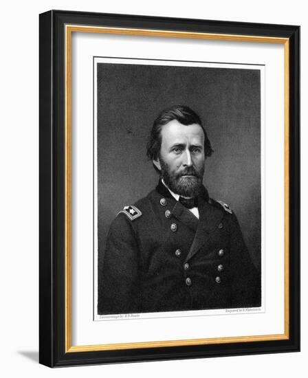 Portrait Print of General Ulysses S. Grant-null-Framed Giclee Print