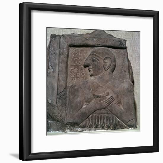 Portrait-relief of Enannatum I. Artist: Unknown-Unknown-Framed Giclee Print