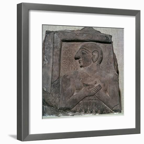 Portrait-relief of Enannatum I. Artist: Unknown-Unknown-Framed Giclee Print