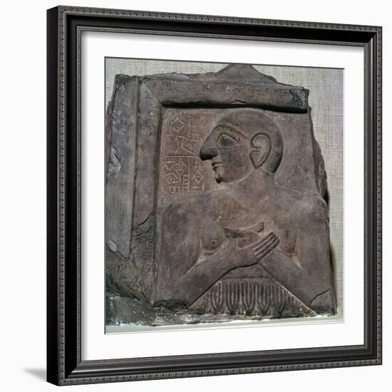 Portrait-relief of Enannatum I. Artist: Unknown-Unknown-Framed Giclee Print