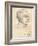 'Portrait-Sketch of M. Gabriel Faure', c1889-John Singer Sargent-Framed Giclee Print