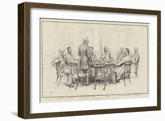 Portrait-Sketch of the Members of the European Conference-Frank Dadd-Framed Giclee Print