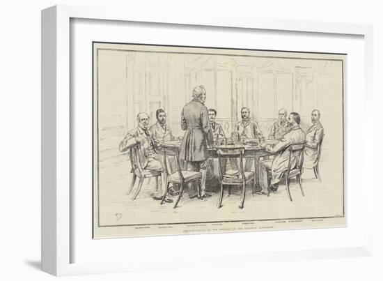 Portrait-Sketch of the Members of the European Conference-Frank Dadd-Framed Giclee Print