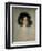 Portrait Study of A Young Lady, 19Th Century (Oil on Canvas)-German School-Framed Giclee Print