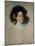 Portrait Study of A Young Lady, 19Th Century (Oil on Canvas)-German School-Mounted Giclee Print