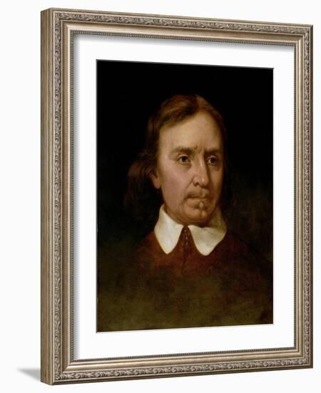 Portrait Study of Oliver Cromwell (1599-1658)-Martin Johnson Heade-Framed Giclee Print