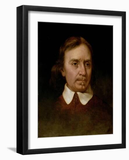 Portrait Study of Oliver Cromwell (1599-1658)-Martin Johnson Heade-Framed Giclee Print