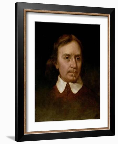 Portrait Study of Oliver Cromwell (1599-1658)-Martin Johnson Heade-Framed Giclee Print