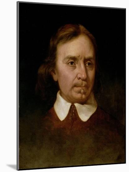 Portrait Study of Oliver Cromwell (1599-1658)-Martin Johnson Heade-Mounted Giclee Print