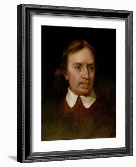 Portrait Study of Oliver Cromwell (1599-1658)-Martin Johnson Heade-Framed Giclee Print