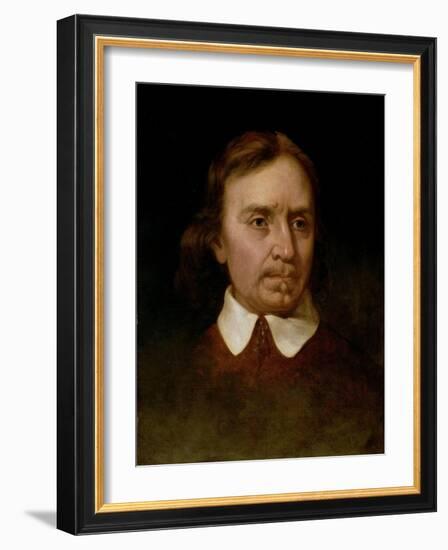 Portrait Study of Oliver Cromwell (1599-1658)-Martin Johnson Heade-Framed Giclee Print