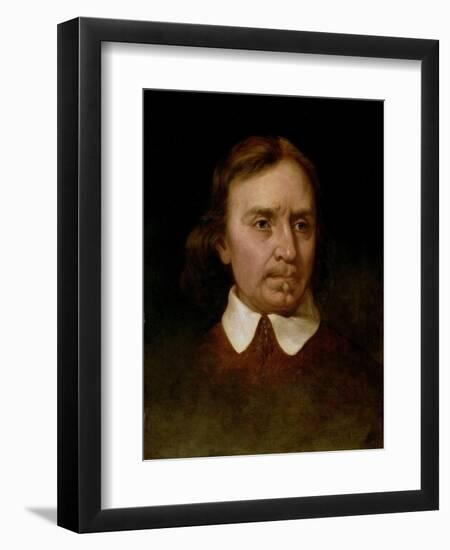 Portrait Study of Oliver Cromwell (1599-1658)-Martin Johnson Heade-Framed Giclee Print