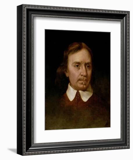 Portrait Study of Oliver Cromwell (1599-1658)-Martin Johnson Heade-Framed Giclee Print