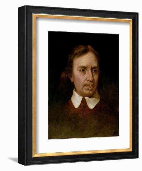 Portrait Study of Oliver Cromwell (1599-1658)-Martin Johnson Heade-Framed Giclee Print