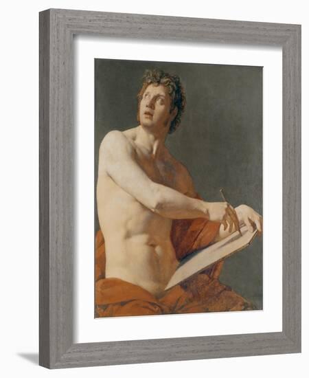 Portrait Study-Jean Auguste Dominique Ingres-Framed Giclee Print