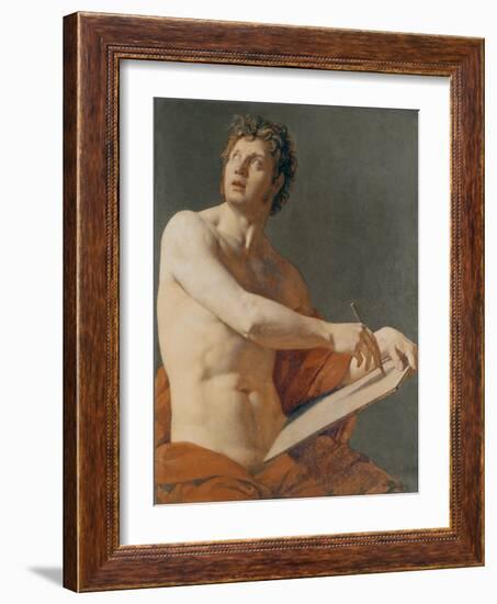 Portrait Study-Jean Auguste Dominique Ingres-Framed Giclee Print