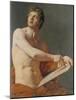 Portrait Study-Jean Auguste Dominique Ingres-Mounted Giclee Print