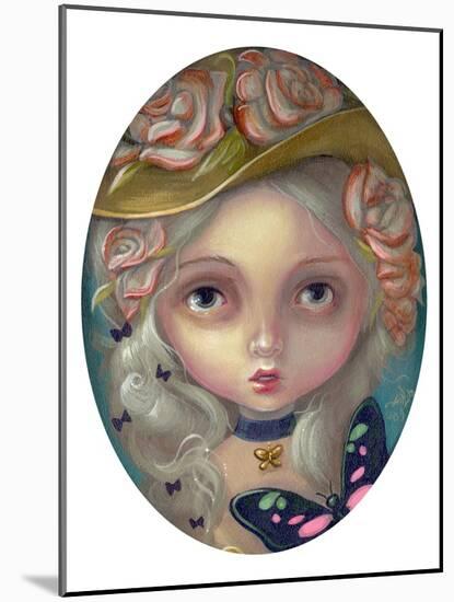 Portrait with a Flowered Hat-Jasmine Becket-Griffith-Mounted Art Print